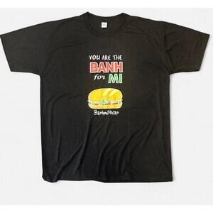 Banh Mi foodie shirt HoiAn 100% cotton graphic short sleeve plus men 2XLarge